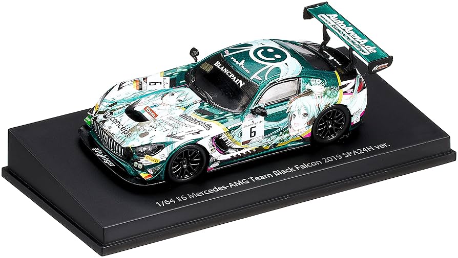 GSR 1/64 メルセデスベンツ AMG チーム ブラックファルコン 2019 1/64 #6 Mercedes-AMG Team Black Falcon 2019 SPA24H ver.